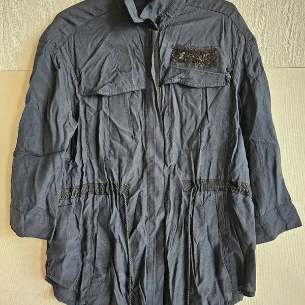 [BUNJANG] BNX Navy Field Jumper Summer Jacket / BNX 네이비 야상 점퍼- 여름용