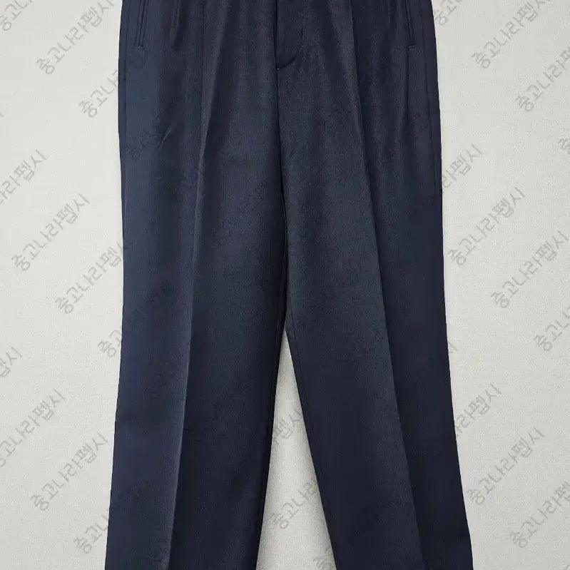 [BUNJANG] Maison Margiela Wool Gabardine Trousers Dark Blue Size 48 / 새상품-메종마르지엘라 울 게버딘 트라우저