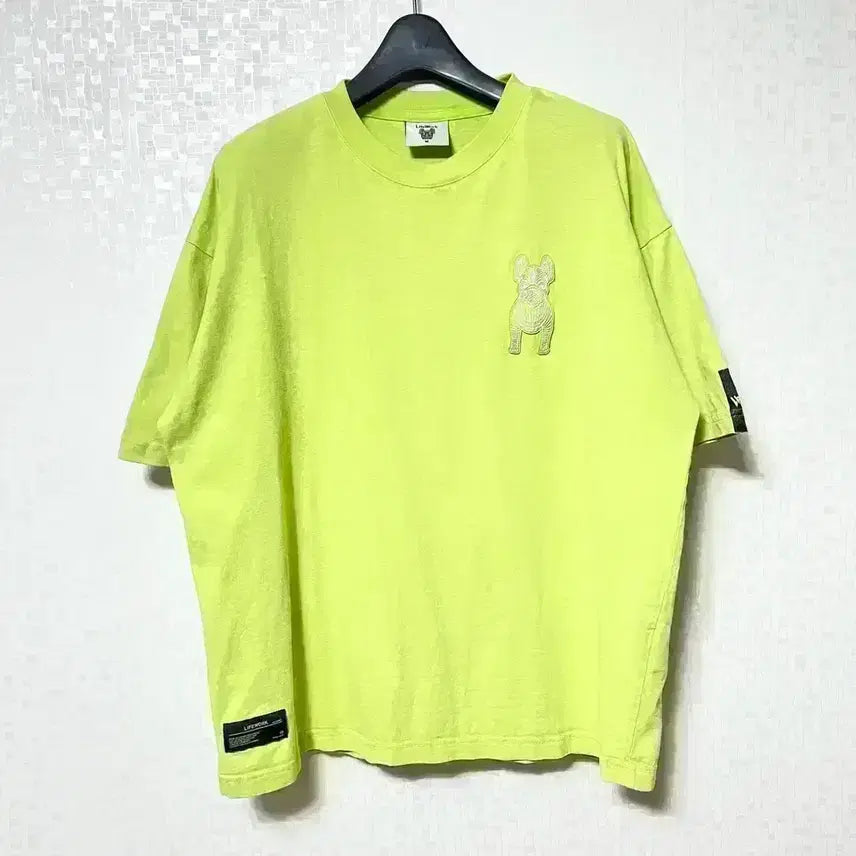 [BUNJANG] Lifework Oversized Fluorescent Short Sleeve T-Shirt M / [M,95]라이프워크 반팔티 오버핏 형광
