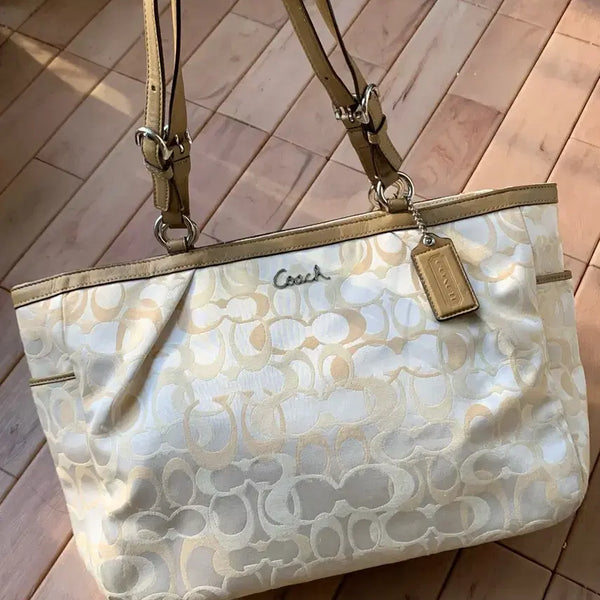 [BUNJANG] Coach Lemon Color Shoulder Bag / S급 Coach 레몬 컬러 숄더백
