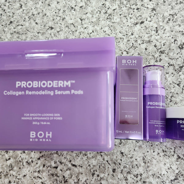 [BUNJANG] Bioheal Boh Probioderm Collagen Remodeling Serum Pad Set with Free Serum and Cream / 바이오힐 보 프로바이오덤 콜라겐 리모델링 세럼패드+ 증정 세럼, 크림