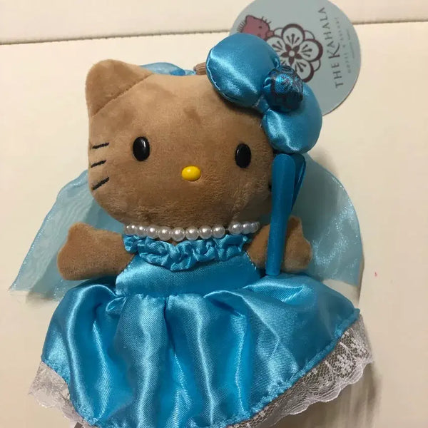 [BUNJANG] Kahala Hotel x Hello Kitty Tanning Bride Kitty Plush Keychain / 카할라호텔 헬로키티 태닝키티 신부키티 인형키링