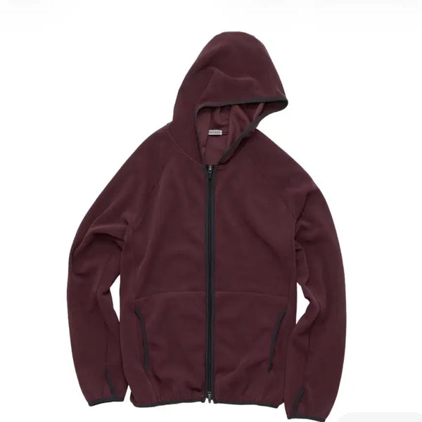 [BUNJANG] Polilu Human Index Zip Hoodie Red / 3) 폴리테루 휴먼인덱스 휴먼 저지 집 후디 레드