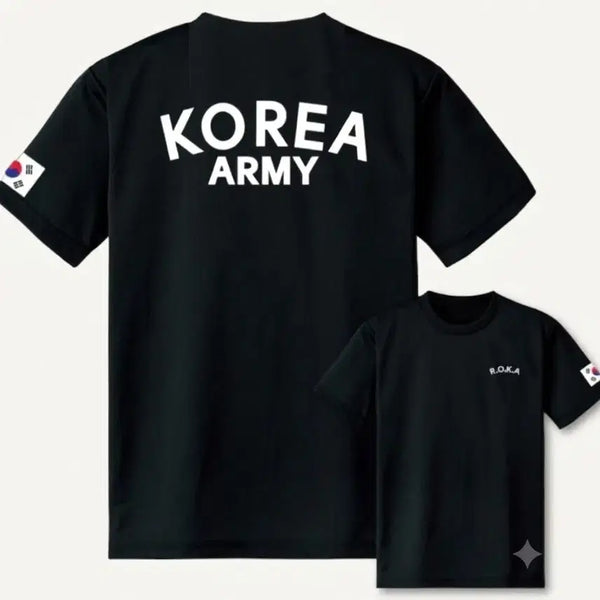 [BUNJANG] ROKA Korea T-Shirt Bundle Set (Black) / 1+1 로카 코리아 티셔츠 ROKA (무료배송)