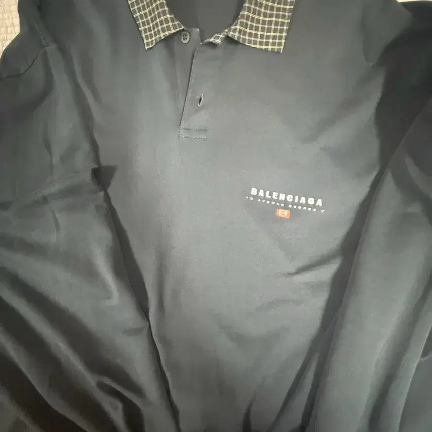 [BUNJANG] Balenciaga Polo Unity Long Sleeve T-Shirt Size 3 / 발렌시아가 폴로 유니티 롱슬리브 3사이즈
