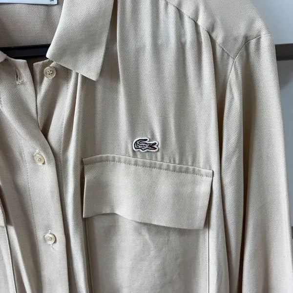 [BUNJANG] Lacoste Beige Polo Dress - Size 34 / (새상품 34) 라코스테 카라티 베이지 원피스
