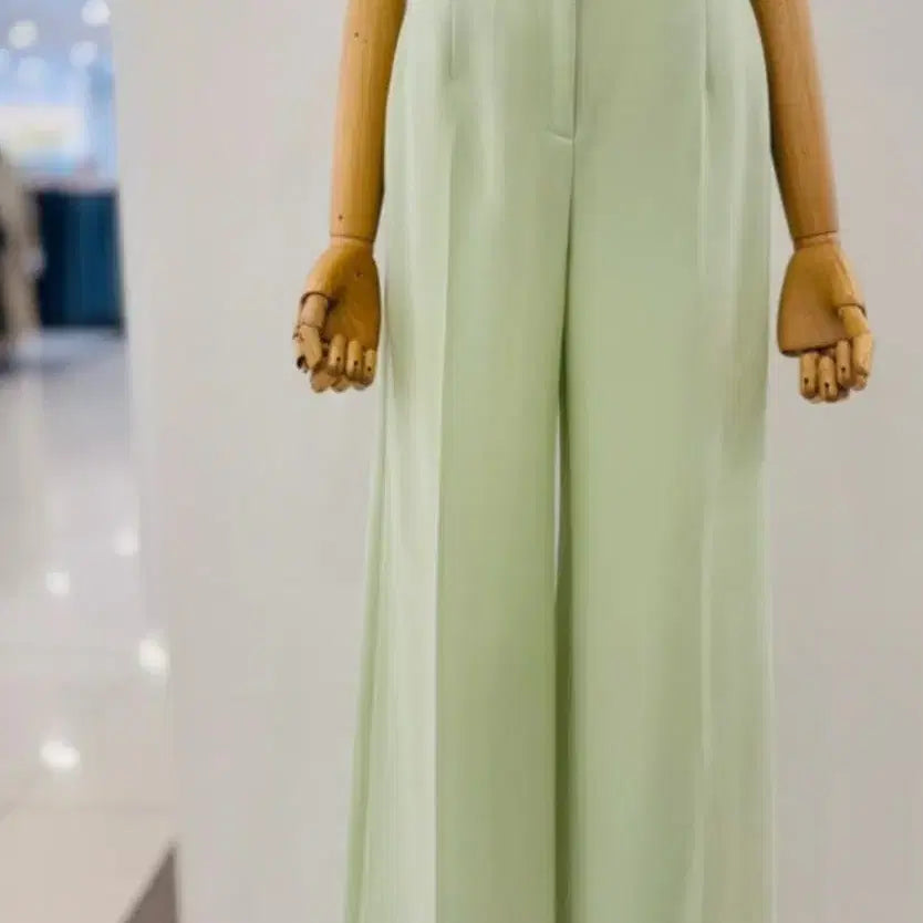 [BUNJANG] It MICHAA Wide Pants Mint / 잇미샤 와이드팬츠 44사이즈