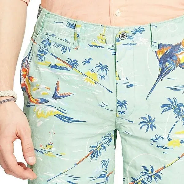 [BUNJANG] Polo Ralph Lauren Sailfish Graphic Shorts Size 38 / 폴로 청새치 그래픽 반바지 38사이즈 새제품