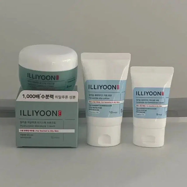 [BUNJANG] Illiyoon Hydro Soothing Cream, Ato Lotion, and Ato Cream Set / 일리윤 수분크림100+아토로션50+아토크림30