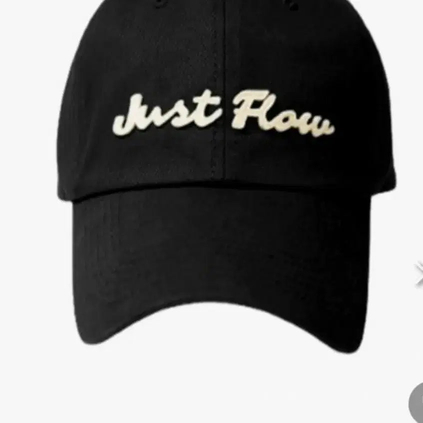 [BUNJANG] JUSTFLOW Embroidered Patch Ball Cap - Black / JUSTFLOW 자수 패치 볼캡 블랙 (팬티1장서비스)