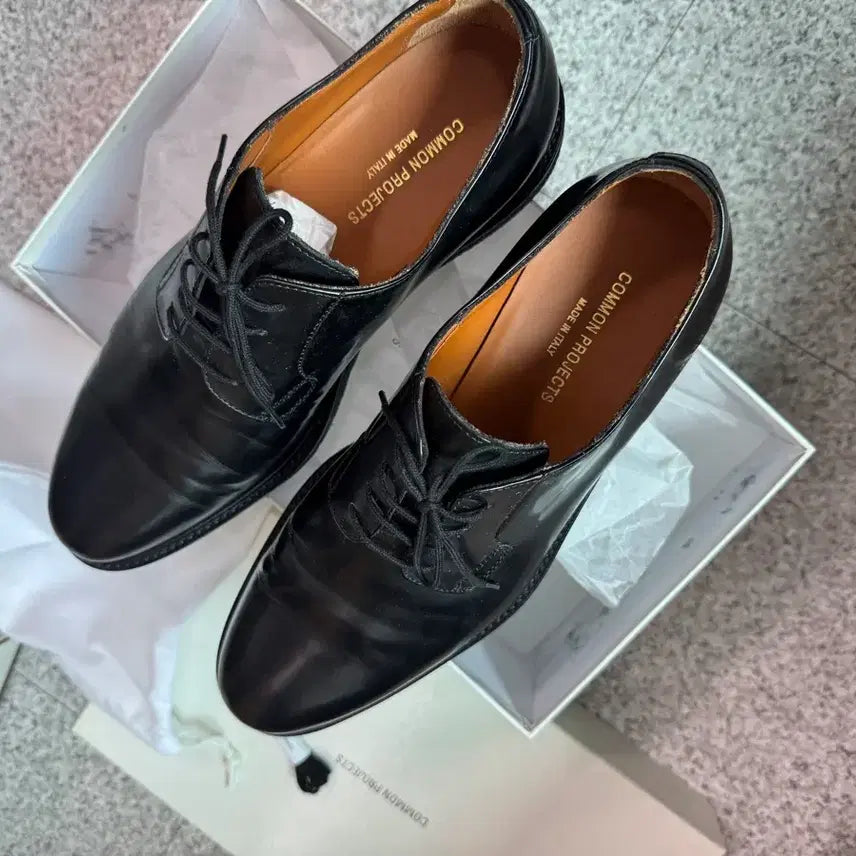 [BUNJANG] Common Projects Derby Shoes Black Size 42 / 커먼 프로젝트 더비슈즈 블랙 42사이즈 팝니다
