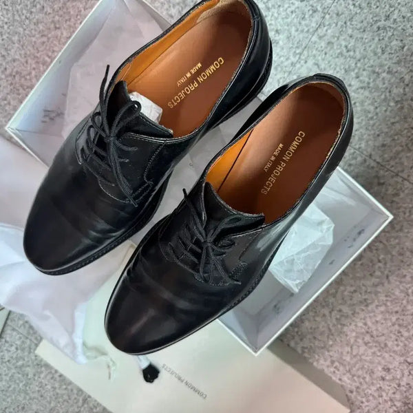[BUNJANG] Common Projects Derby Shoes Black Size 42 / 커먼 프로젝트 더비슈즈 블랙 42사이즈 팝니다