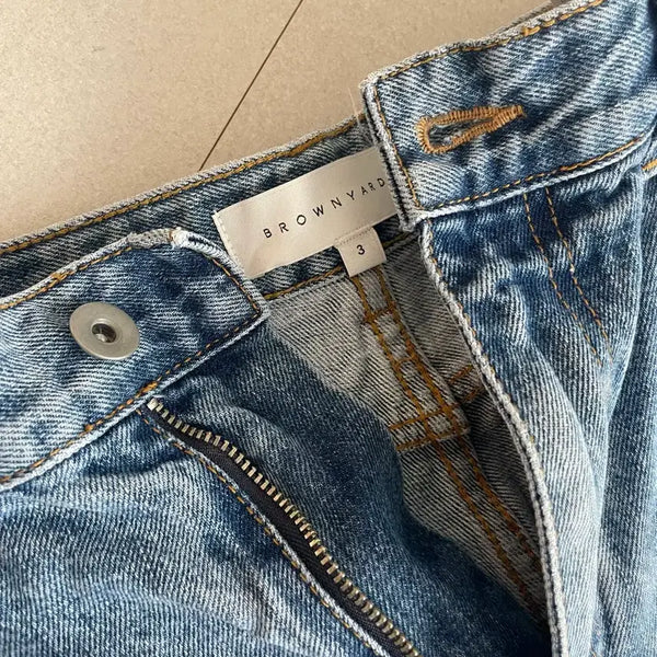 [BUNJANG] Brown Yak Flare Denim Bootcut Pants Size 3 (33-34) / 브라운야드 플레어 데님 부츠컷 3사이즈 33-34사이즈