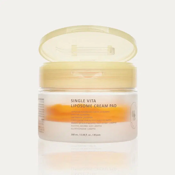 [BUNJANG] Hevblue Vita Liposome Cream Pad (80 Count) / 헤브블루 싱글 비타 리포좀 크림 패드