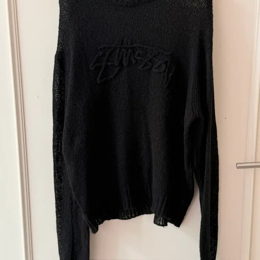 [BUNJANG] Stussy Loose Knit Logo Sweater / 스투시(Stussy) 루즈 니트 로고 스웨터
