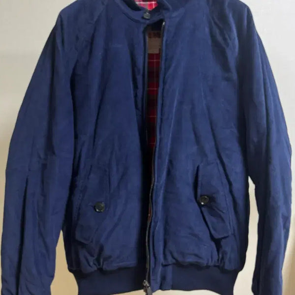 [BUNJANG] Baracuta G9 Corduroy Thermal Padded Harrington Jacket Navy / 바라쿠타 G9 코듀로이 써멀 패디드 해링턴 자켓 네이비