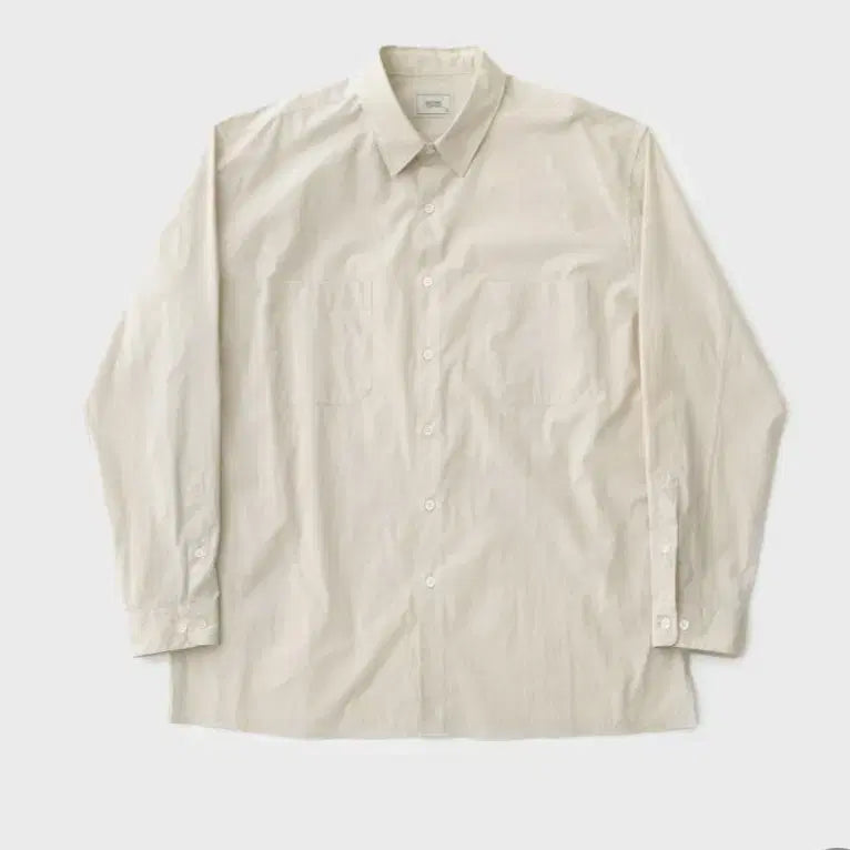 [BUNJANG] Another Office Comfy Oversized Shirt Almond Milk / 2 어나더오피스 컴피 오버사이즈 셔츠 아몬드 밀크