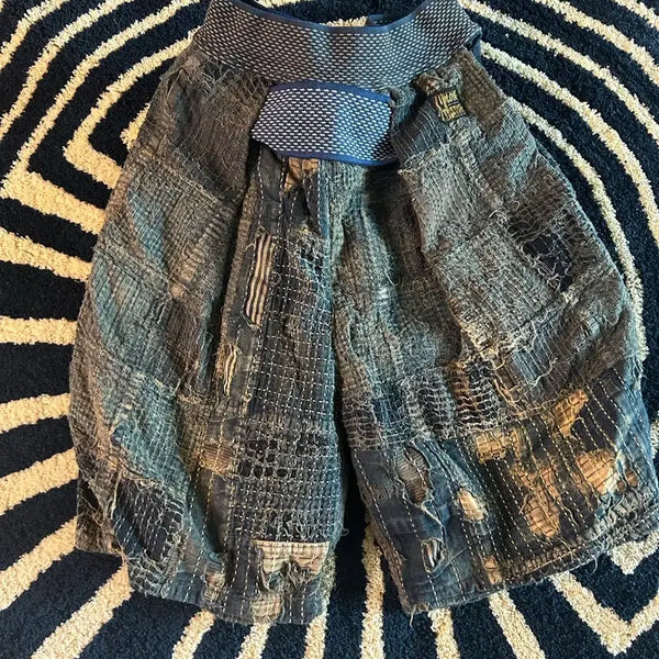 [BUNJANG] Kapital Boro Denim Shorts Size 3 / Kapital boro 데님쇼츠(3)