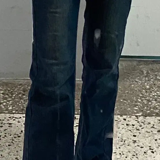 [BUNJANG] Slim Bootcut Denim Pants / 부츠컷 데님 팬츠