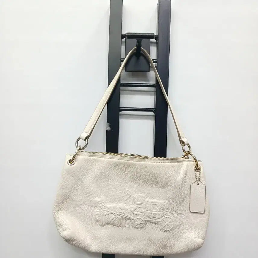 [BUNJANG] Coach Signature Embossed Tote Shoulder Bag / 코치 토트겸숄더백