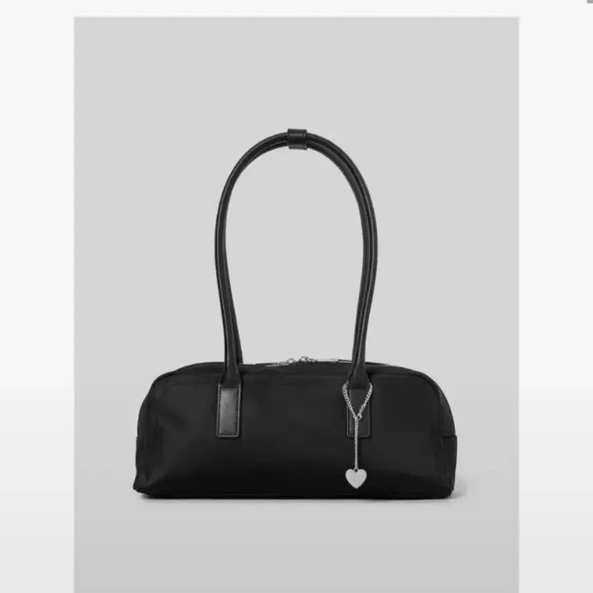 [BUNJANG] Long Handle Shoulder Bag Black / 롱핸들 숄더백 블랙