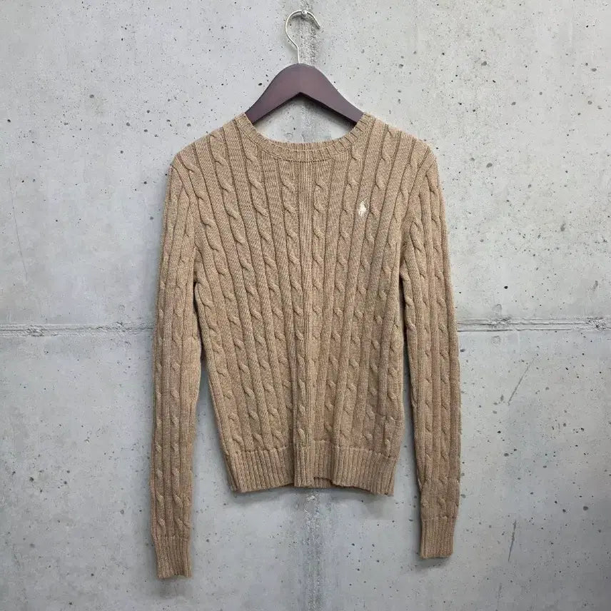 [BUNJANG] Polo Ralph Lauren Cable Knit Sweater / [s]폴로 랄프로렌 꽈배기 니트