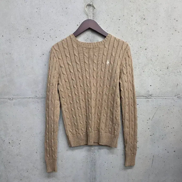 [BUNJANG] Polo Ralph Lauren Cable Knit Sweater / [s]폴로 랄프로렌 꽈배기 니트