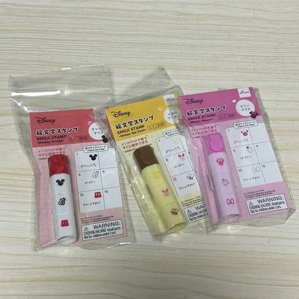 [BUNJANG] Disney Mickey, Minnie, Pooh Stamp Set / 디즈니 미키 미니 푸우 스탬프 세트
