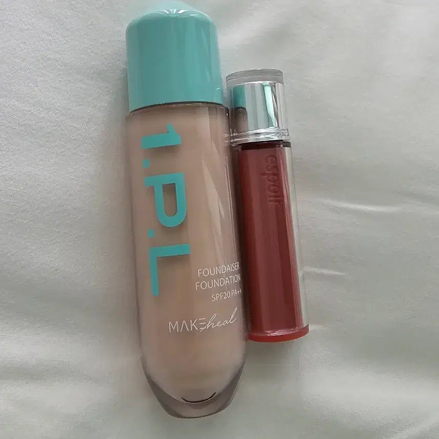[BUNJANG] Makeheal Foundation & Espoir Lip Tint Glaze Bundle Set / 새상품 메이크힐 파운데이션 + 에스쁘아 언더모브
