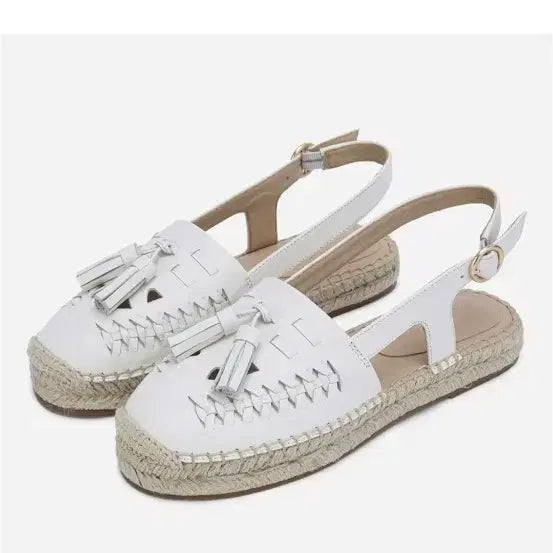 [BUNJANG] Thursday Island Tassel Espadrille Sandals / 써스데이아일랜드 테슬에스빠듀샌들
