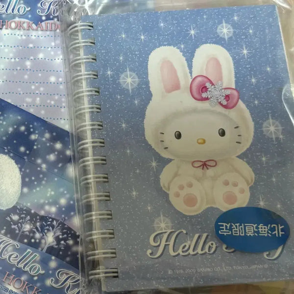 [BUNJANG] Sanrio Classic Kitty Snow Rabbit Mini Notebook / 고전키티 , 눈토끼 미니노트