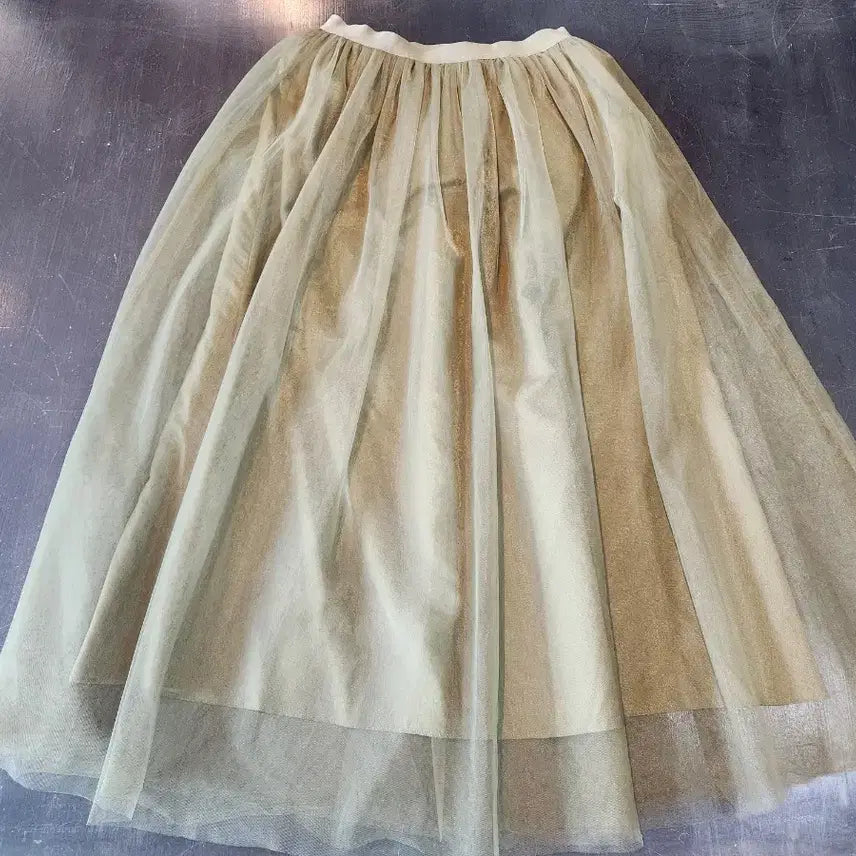 [BUNJANG] ARKET Olive Green Chiffon Skirt / (미사용품)아르켓 ARKET 올리브그린 샤스커트
