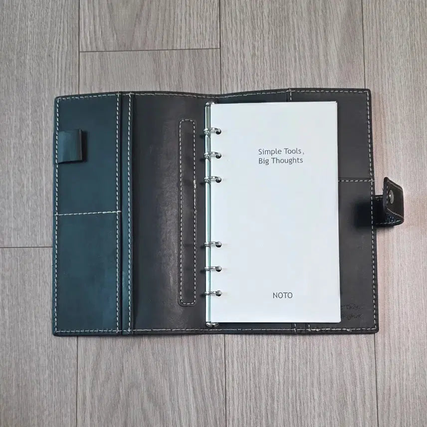 [BUNJANG] NOTO 6-Hole Binder Diary Black / NOTO 노토 6공 다이어리 블랙