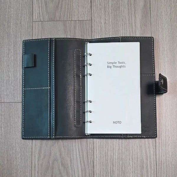 [BUNJANG] NOTO 6-Hole Binder Diary Black / NOTO 노토 6공 다이어리 블랙