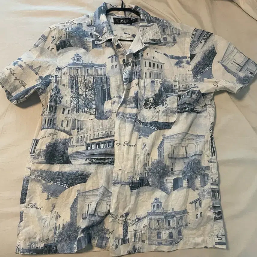 [BUNJANG] RRL Double RL Print Camp Shirt Size M / rrl 더블알엘 프린트 캠프 셔츠 m사이즈