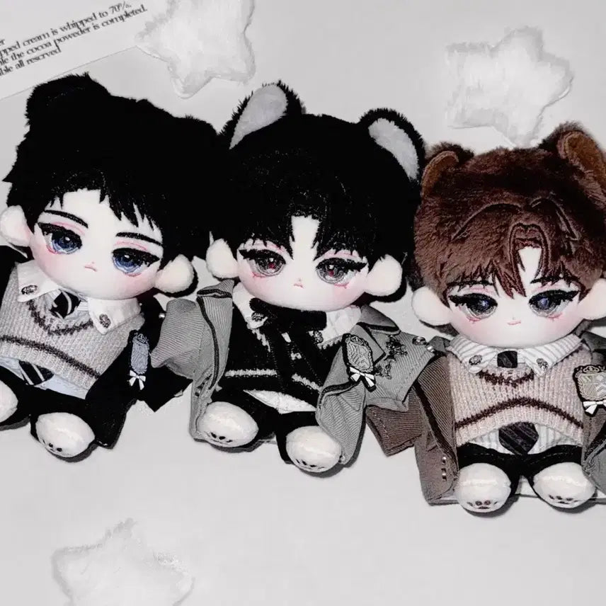 [BUNJANG] Bamgyeolhyeommu 1 Team Kim Sol-eum, Ryu Jae-gwan, Choi Yo-won Dolls Bundle Set / 밤결현무1팀 김솔음 류재관 최요원 인형 양도