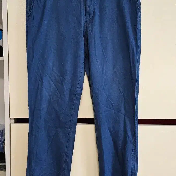 [BUNJANG] Hazzys Summer Cotton Pants Blue 35 / 헤지스 여름면바지 블루 35