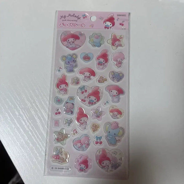 [BUNJANG] Sanrio My Melody Cherry 50th Anniversary Sticker / 산리오 핑크 마이멜로디 체리 50주년 스티커