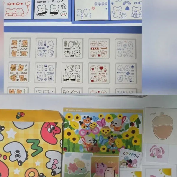 [BUNJANG] Various Character Deco Stickers Bundle Set / !!200종 이상!! 캐릭터 데코 다꾸 인스 스티커 일괄 판매