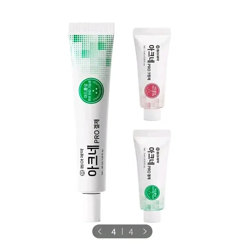 [BUNJANG] Dong-A Pharmaceutical Acne Pro Gel 30ml Set / [새상품]동아제약 아크네 프로 겔제 30ml 기획(+3ml+크림제3ml