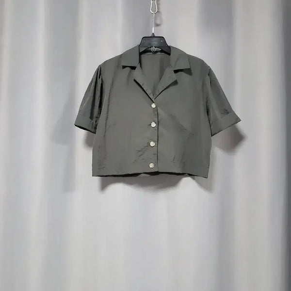 [BUNJANG] Dark Khaki Windbreaker Jacket / 바람막이  자켓 (다크 카키)