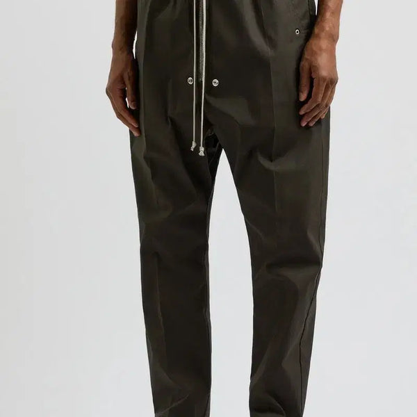 [BUNJANG] Rick Owens Bella Zipper Drawstring Pants Dark Dust / 릭 오웬스 벨라 지퍼 드로우스트링 팬츠 48