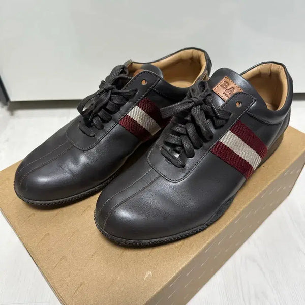 [BUNJANG] Bally Leather Sneakers / [265-270] BALLY 발리 레더 스니커즈