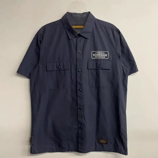 [BUNJANG] Neighborhood Work Shirt Short Sleeve L / 네이버후드 워크셔츠 반팔 L