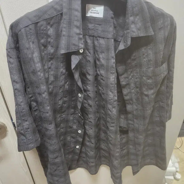 [BUNJANG] MJD Check Short Sleeve Shirt / mjd체크반팔셔츠