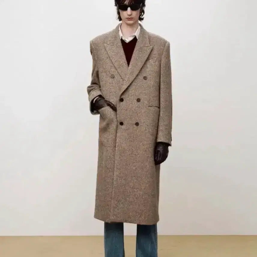 [BUNJANG] Tonywack 25FW Alpaca Beige Coat M / 토니웩 25fw 알파카베이지코트 M