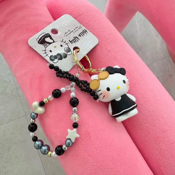 [BUNJANG] Hello Kitty Figure Strap Keychain / 헬로키티 피규어 스트랩 키링