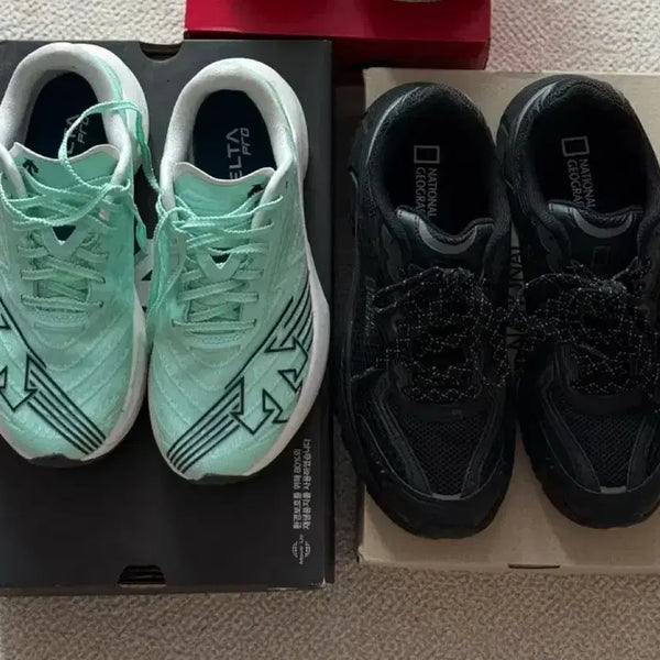[BUNJANG] Descente Delta Pro Advance & National Geographic Shift Trekking Shoes / 데상트 델타pro 어드벤스 / 네셔널지오그래픽 트레킹화