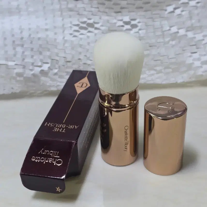 [BUNJANG] Charlotte Tilbury Airbrush Powder Brush Rose Gold / 샬롯틸버리 에어브러쉬