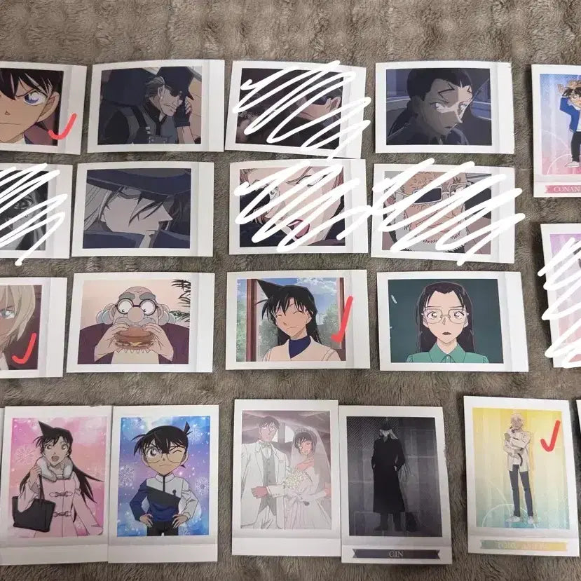 [BUNJANG] Detective Conan Pashacore Trading Cards Set 1 & 4 / 명탐정코난 파샤코레 1탄, 4탄